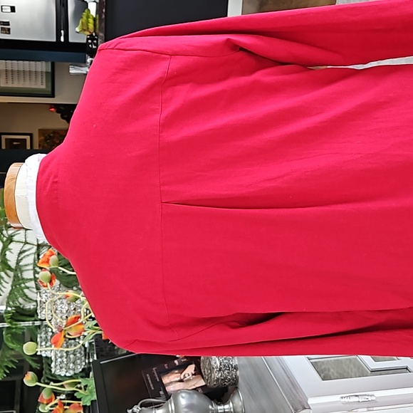 Cherry red pea coat or Dress.  Fit size 8 - 12. - Picture 7 of 8